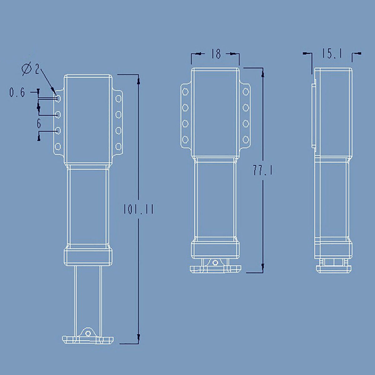 Electric Pin Lifting Support Legs for 1/14 Tamiya 56505 Tractor Trailer Car DIY