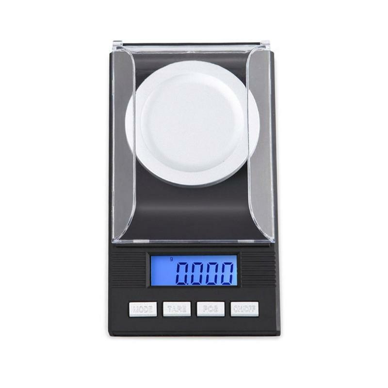 Digital Milligram Scale 50g/ 0.001g Portable Jewelry Scale LCD Backlit Tare