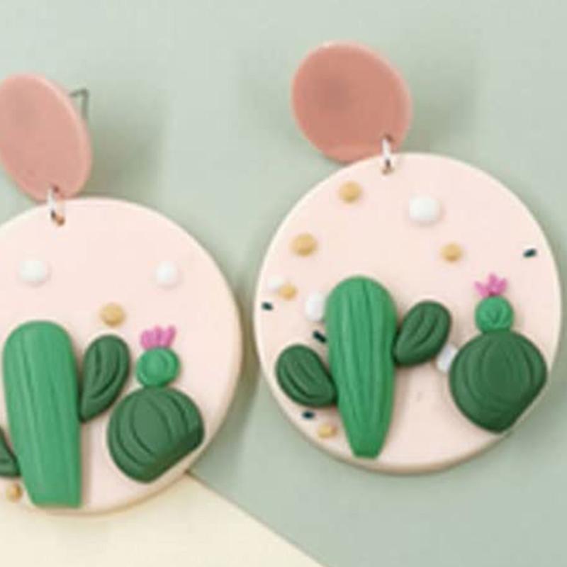 138Pcs Clay Earring Cutters with Earring Cards and Hooks Cutters for DIY Jewelry