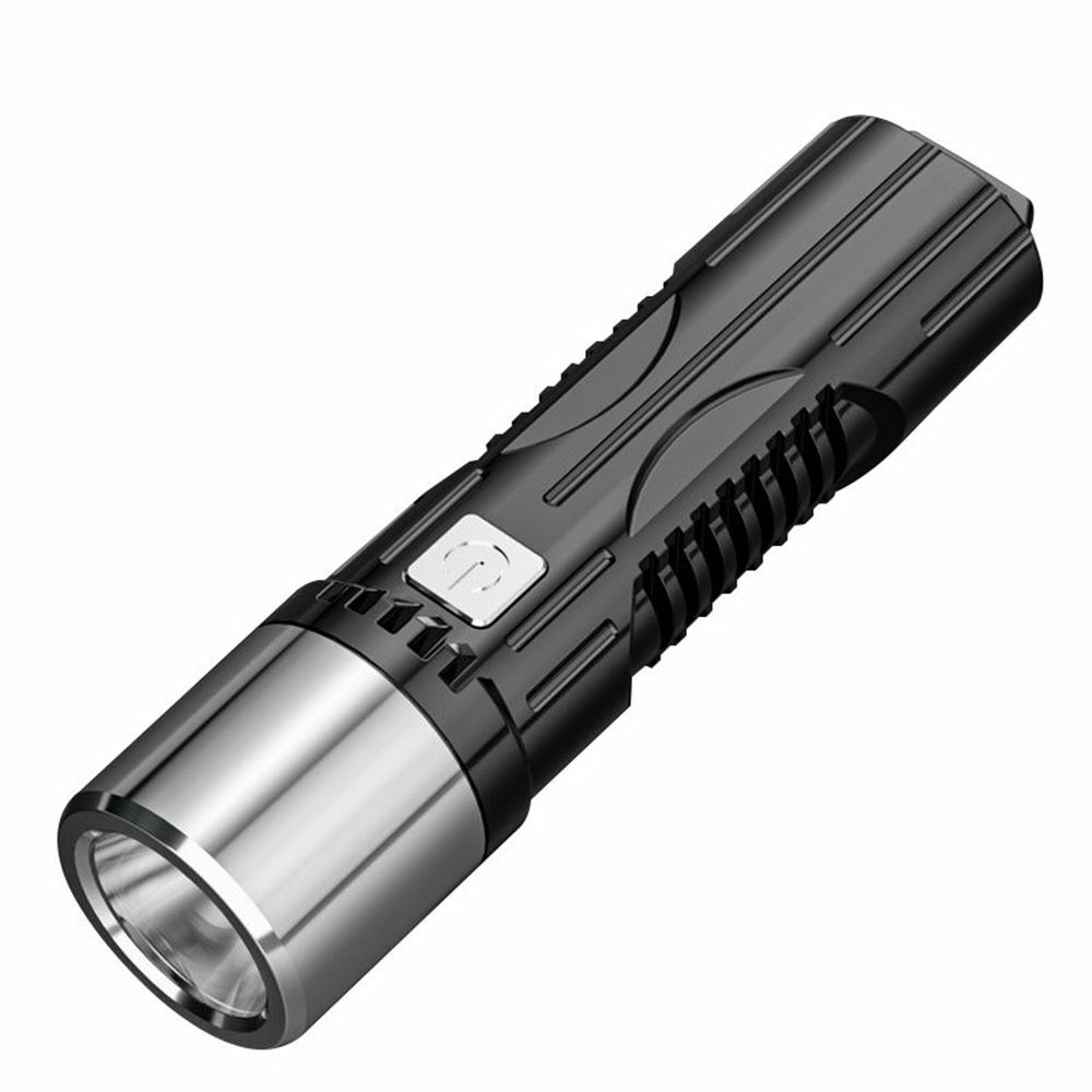 3 Modes LED Strong Brightness Waterproof Torch USB Rechargeable Flashlight