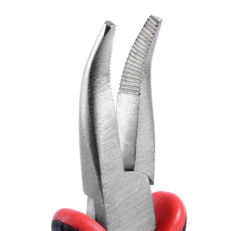 Bend tip plier DIY Hair Extension Tool Clip Plier for micro rings/links/beads