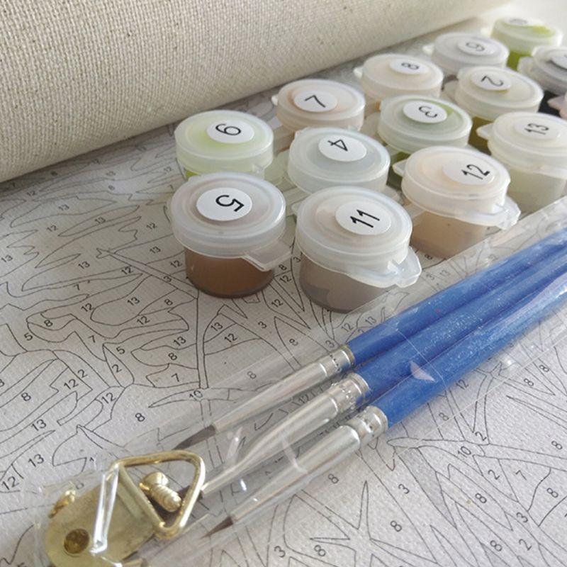 Flowers Paint By Numbers for Kids & Beginner , DIY Oil Painting Gift Kits