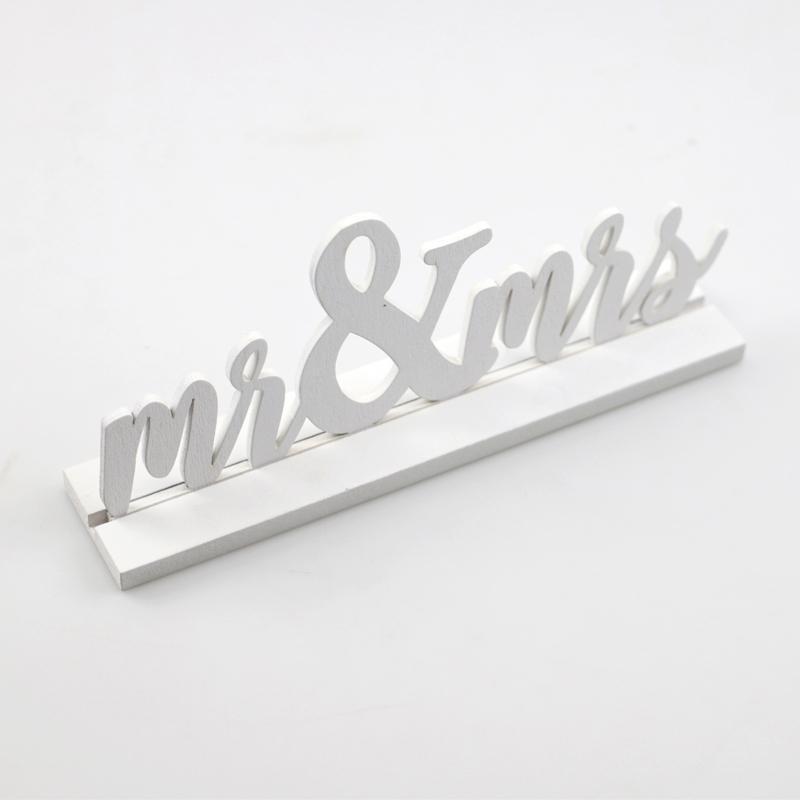 3Pcs/set DIY Crafts Wedding Decorations Christmas Ornaments Rustic Wedding Signs