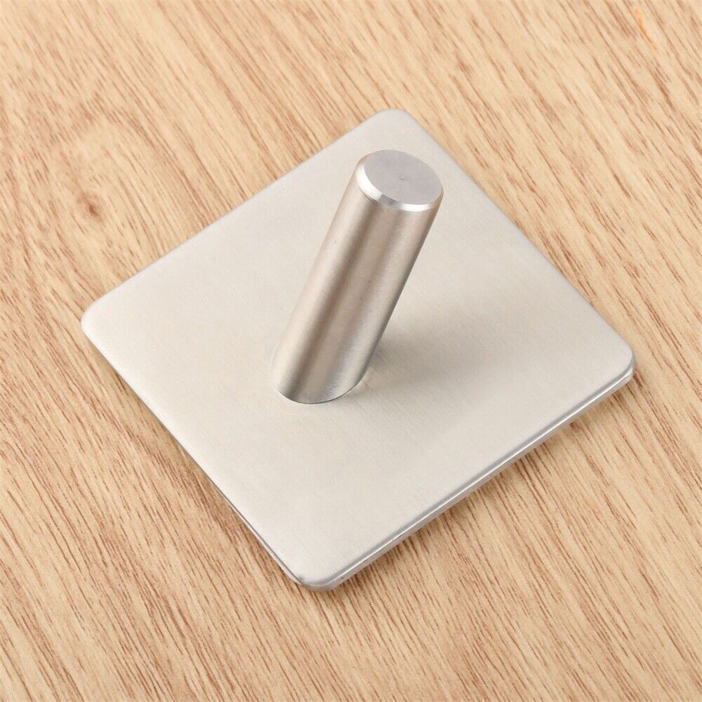 1pc Strong Self Adhesive Sticky Hook Hat Rack Towel Hanger Holder Wall Door DIY