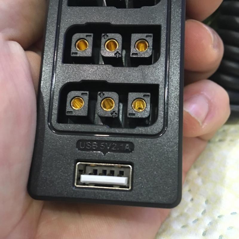 D-tap Male to 5 Port D-tap Female Spliter D-Tap B Type Socket Power for Camera