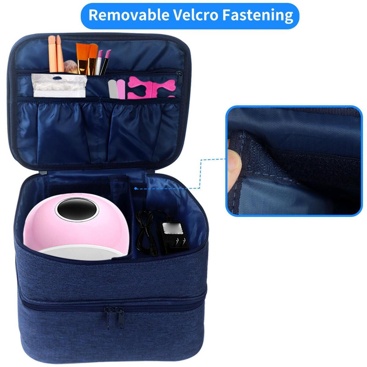 Nail Polish Organizer Bag Large Carrying Case Box for Perfume Nail Varnish