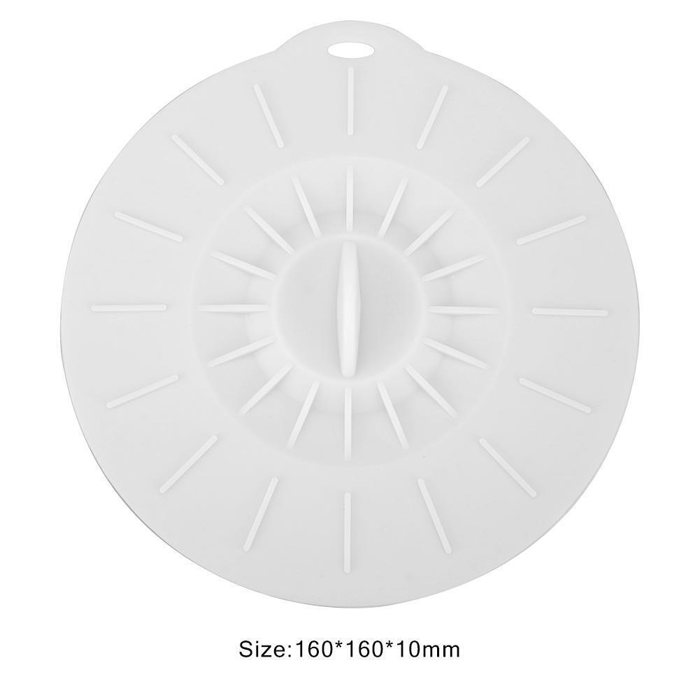 Heat-resistant Anti Slip ?Silicone Dust-proof Leak-proof Cup Lid (160mm)