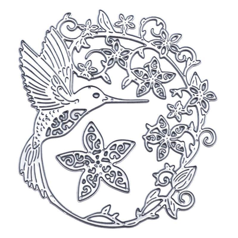 Hummingbird Garland DIY Handicrafts Cutting Dies Metal Cutting Stencils Stamp