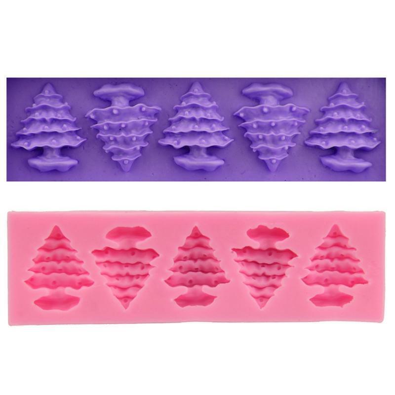 DIY Christmas Tree Press Baking Mold Birthday Cookie Tools Cake Decorating Tool