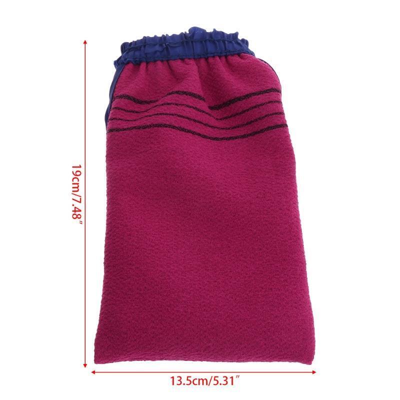 Shower Spa Exfoliator Double-sided Bathing Glove Body Cleaning Scrub Mitts