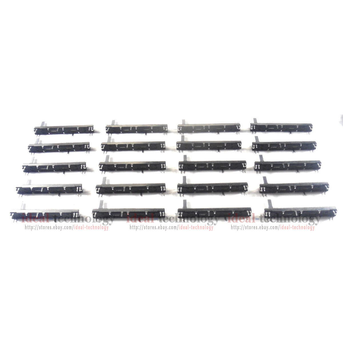 20x Straight Slide Potentiometer Double Fader A10K For Soundcraft EFX8 Fader