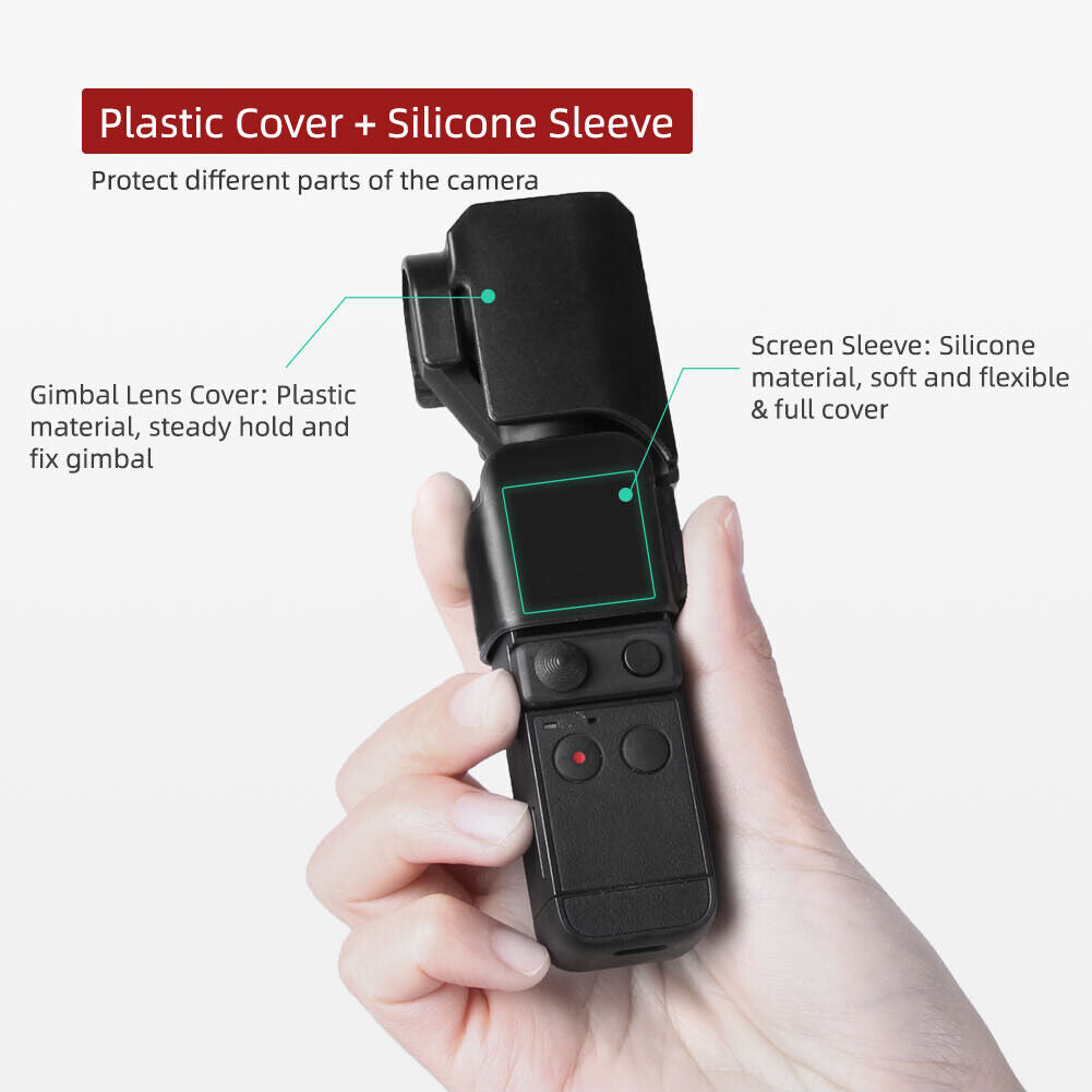Protective Lens Gimbal Cap Screen Cover for DJI Pocket 2 OSMO Pocket Camera