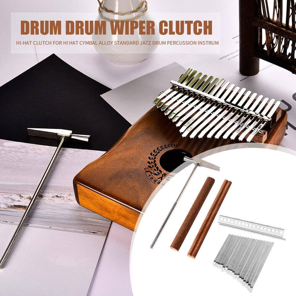 17-Key Kalimba DIY Keys Bridge Tuning Hammer Set Thumb Piano Accessories
