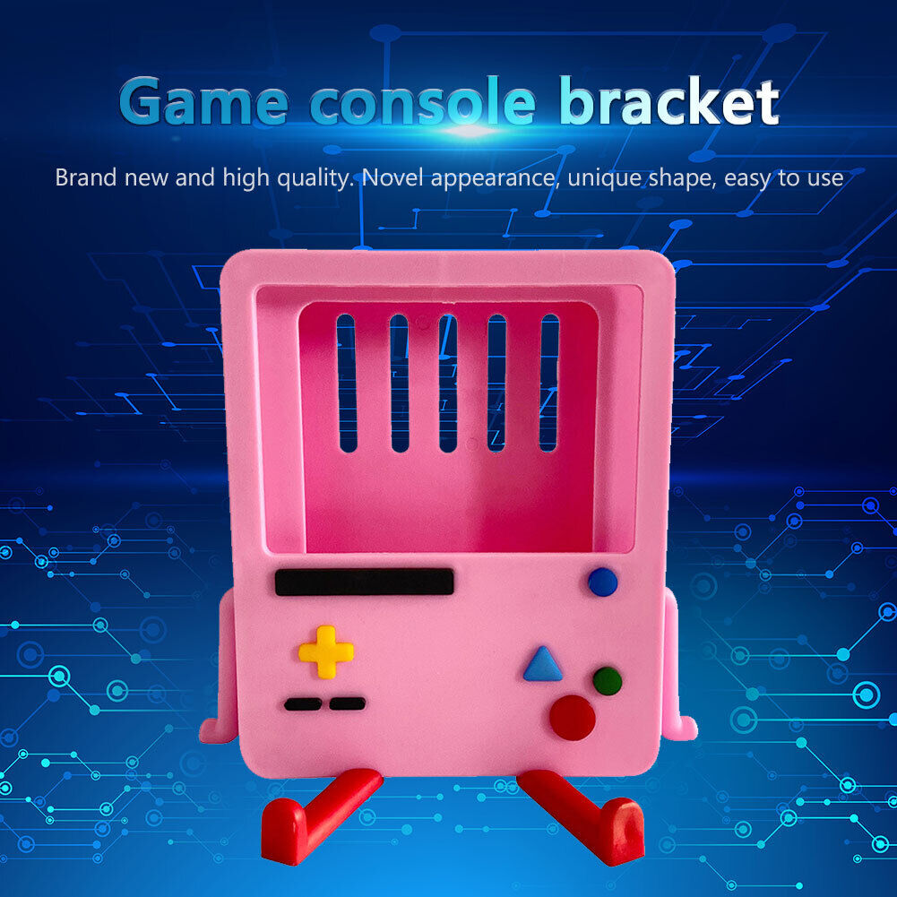 Game Console Support Storage Holder for Switch Charging Stand Base (Pink)