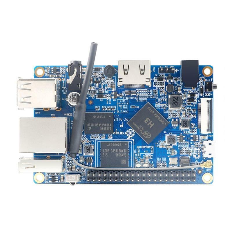 Orange Pi PC Plus 8G EMMC w/ WIFI, AllWinner H3 SoC 100M Ethernet Port/Wifi
