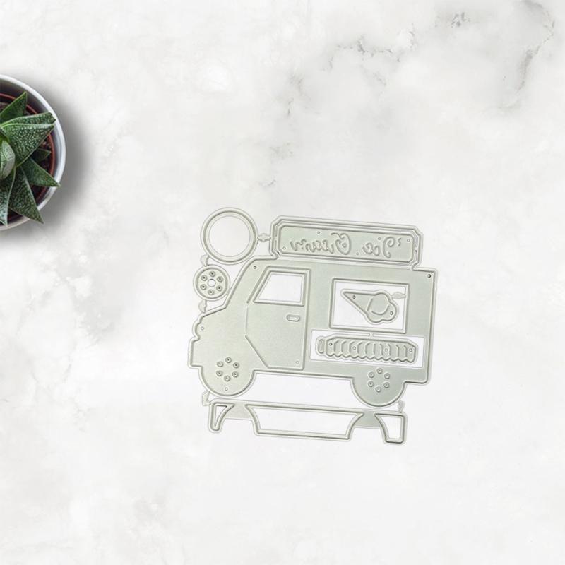 Car Metal Cutting Dies Steel Stencils Album Card Decor for Kids DIY Art Craft