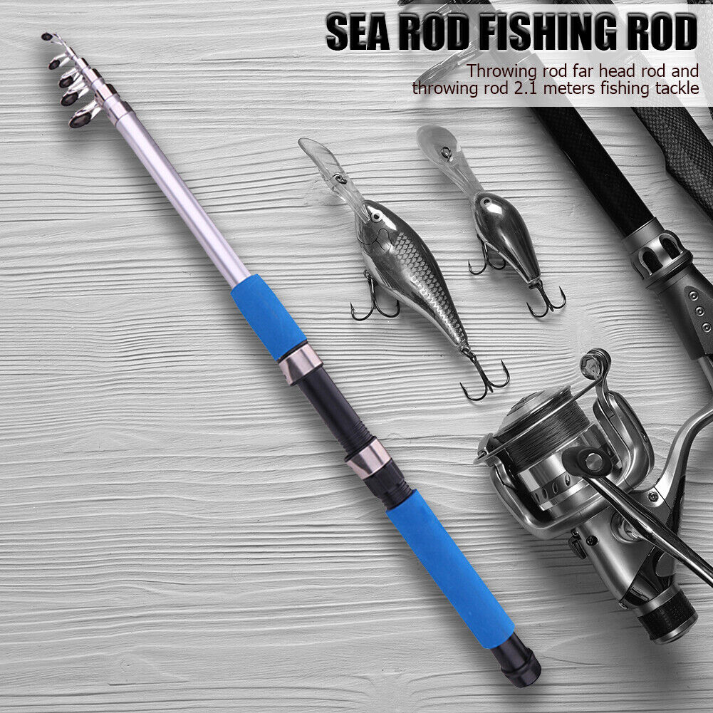 2.1m Sea Fishing Rod Outdoor Sport Long Cast Throwing Pole Fishing Tackle