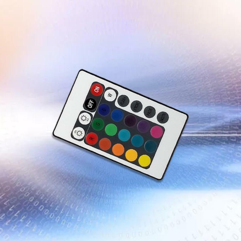 Portable IR RGB LED Strip Controller Universal DC12V Remote Control with 24 Keys