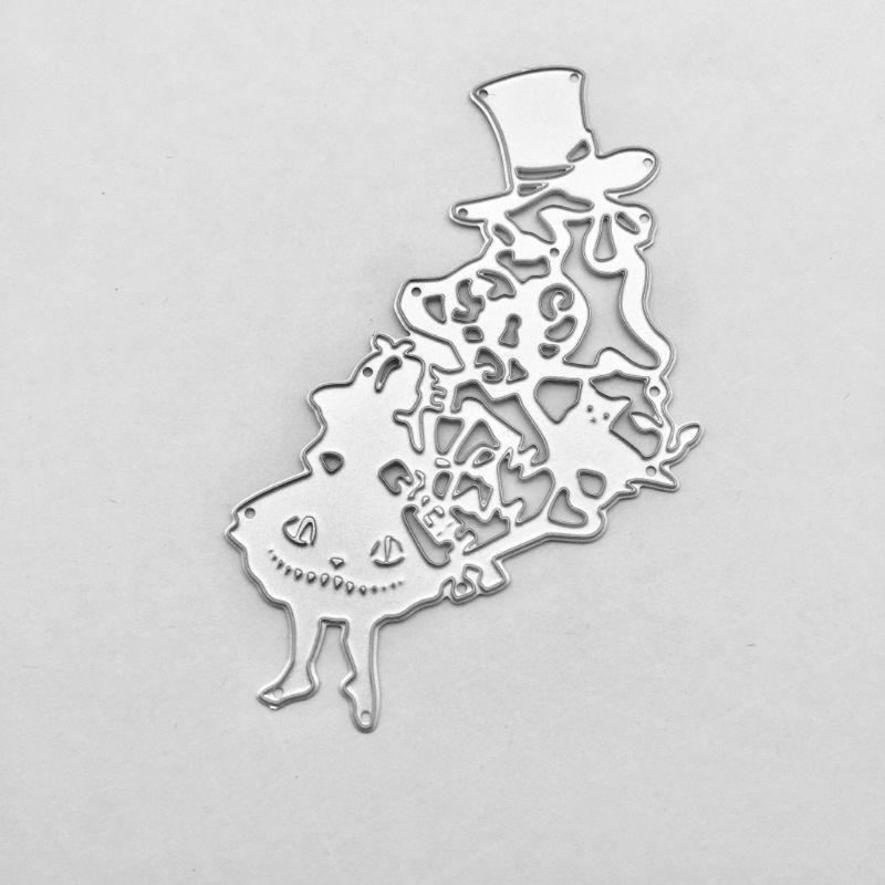 Wear Hat Metal Cutting Dies Stencil Scrapbooking DIY Album Stamp Paper Embossing
