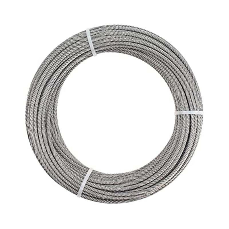 50m Stainless Steel 304 Multipurpose Tools Wire Rope High Polish Clothesline