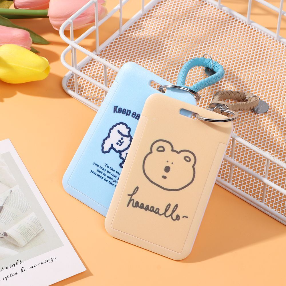 Cartoon Creative Bank Card ID Card Sleeve Credit ID Card Holder Protective Case