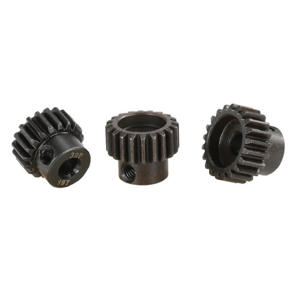 32DP 5mm 19T-21T Pinion 32DP Motor Gears Set fit For 1/8 RC Car DIY Accessories