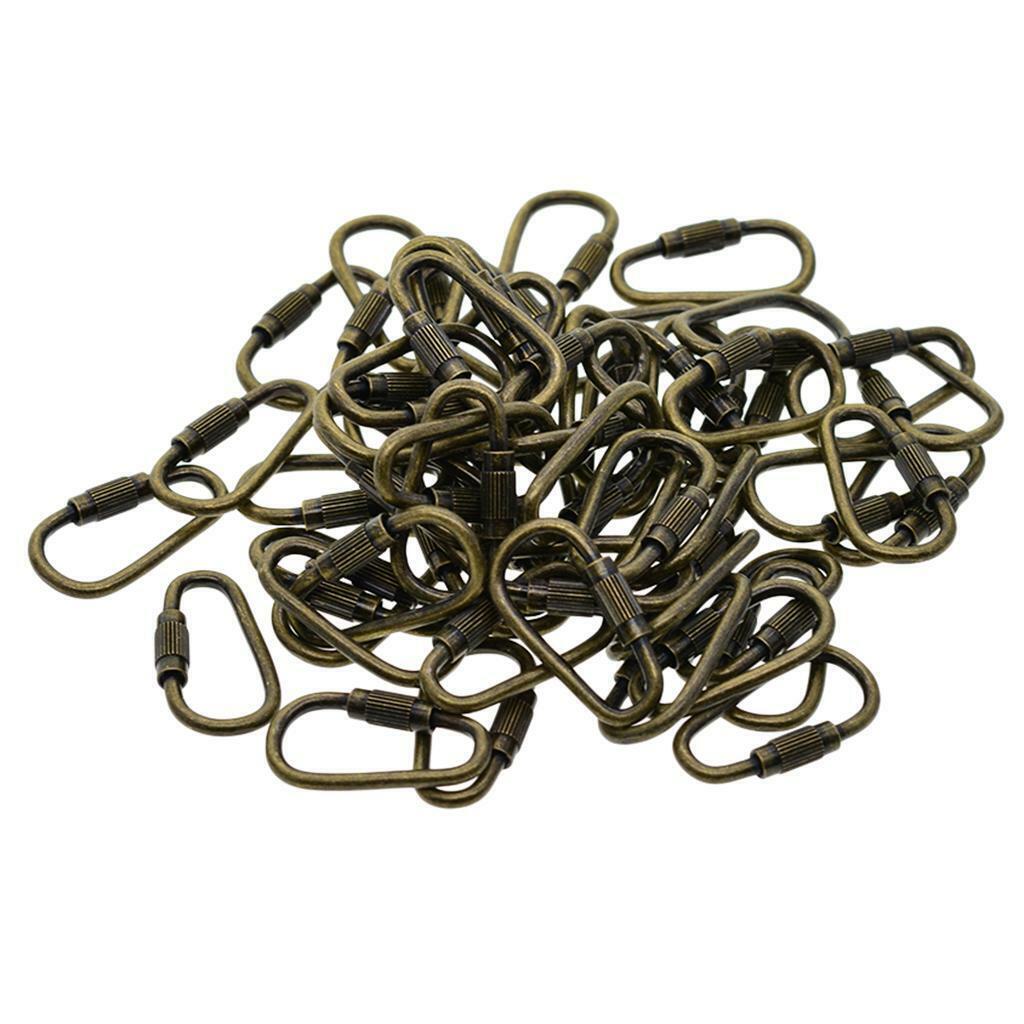 50x -functional Screw  Carabiner Clasp Key Chain  Key