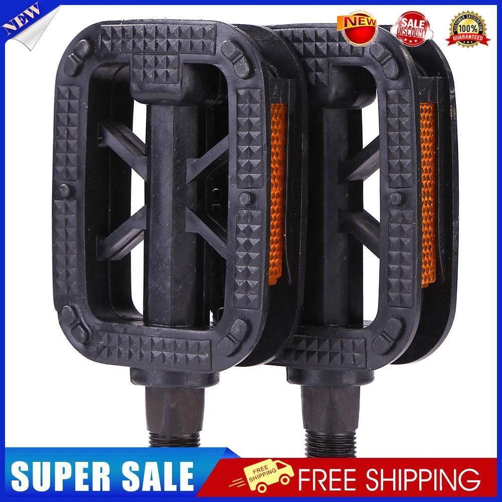 1 Pair Plastics Anti-skid Bike Ball Bearing Pedals for MTB Cycling Sports