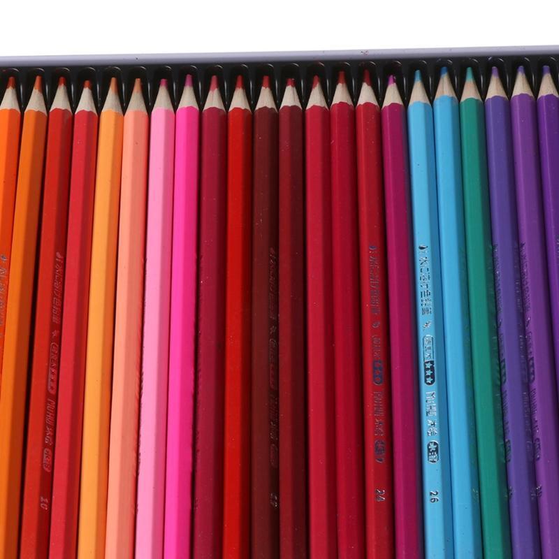 72 Pencils Oily Color Lead Paint Brush Water Soluble Colored Drawing Tool Kit