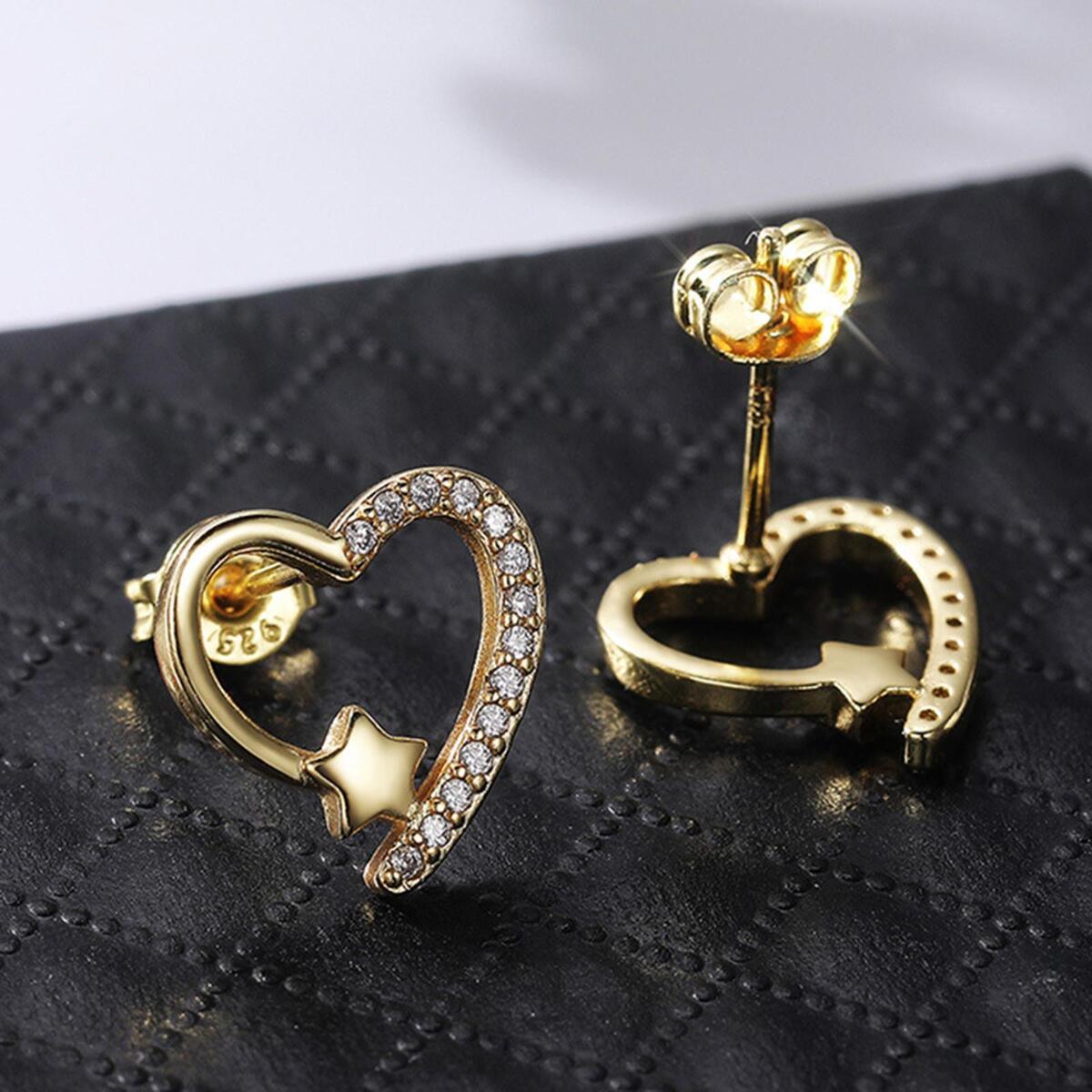 Heart  Earrings Small Heart Hoop Earrings for  Teen