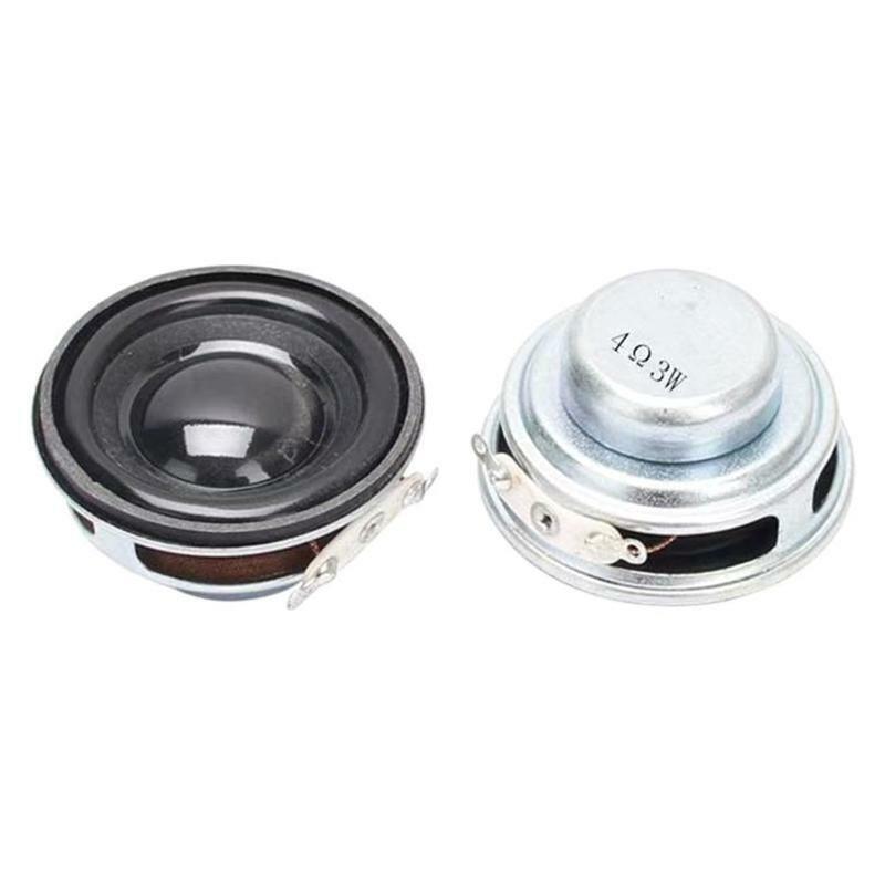 Pack of 2pcs Portable Speaker Mini Audio 4ohm 3W Stereo Woofer Loudspeaker
