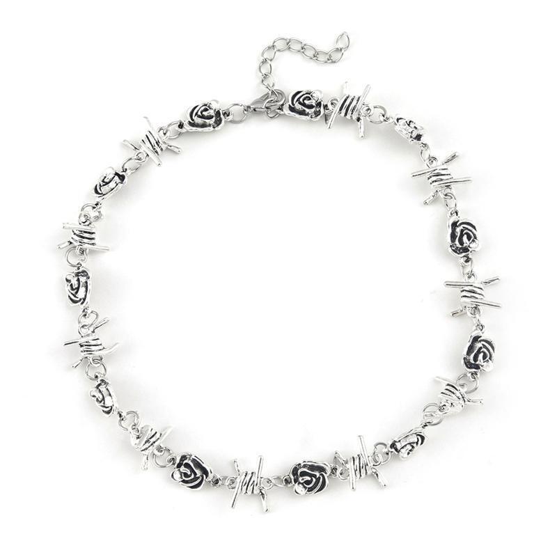 Thorns Roses Pendant Chain Necklace for Women Pendants Jewelry Charming