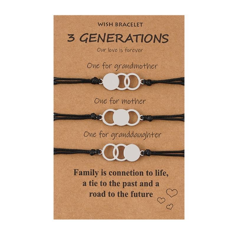 Bracelet Stainless Steel Personalized Circle Bracelet for Girl Jewelry Presents