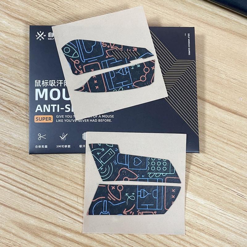for logitech G402 Mouse Anti-Slip Tape Mice Elastics Refined Side Grips 13x10mm