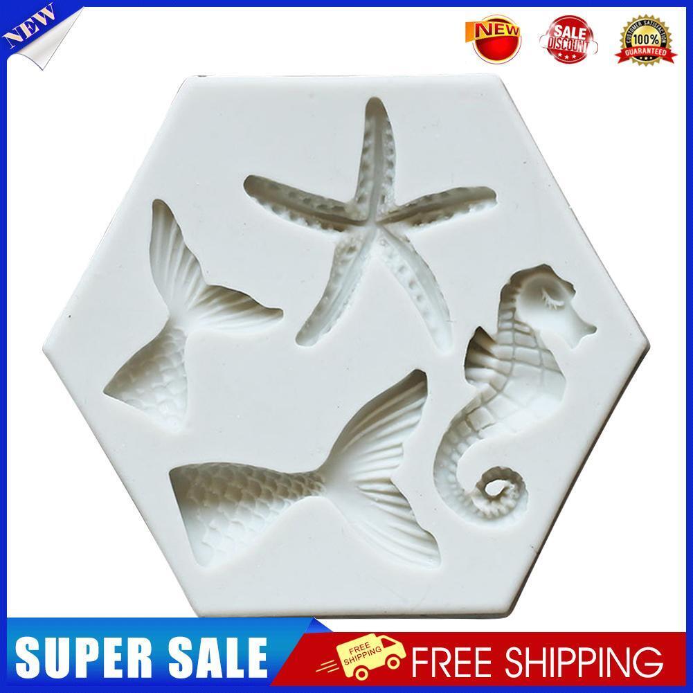 Sea Animals Cake Molds Silicone Fondant Mould Pastry Decoration Baking Tray