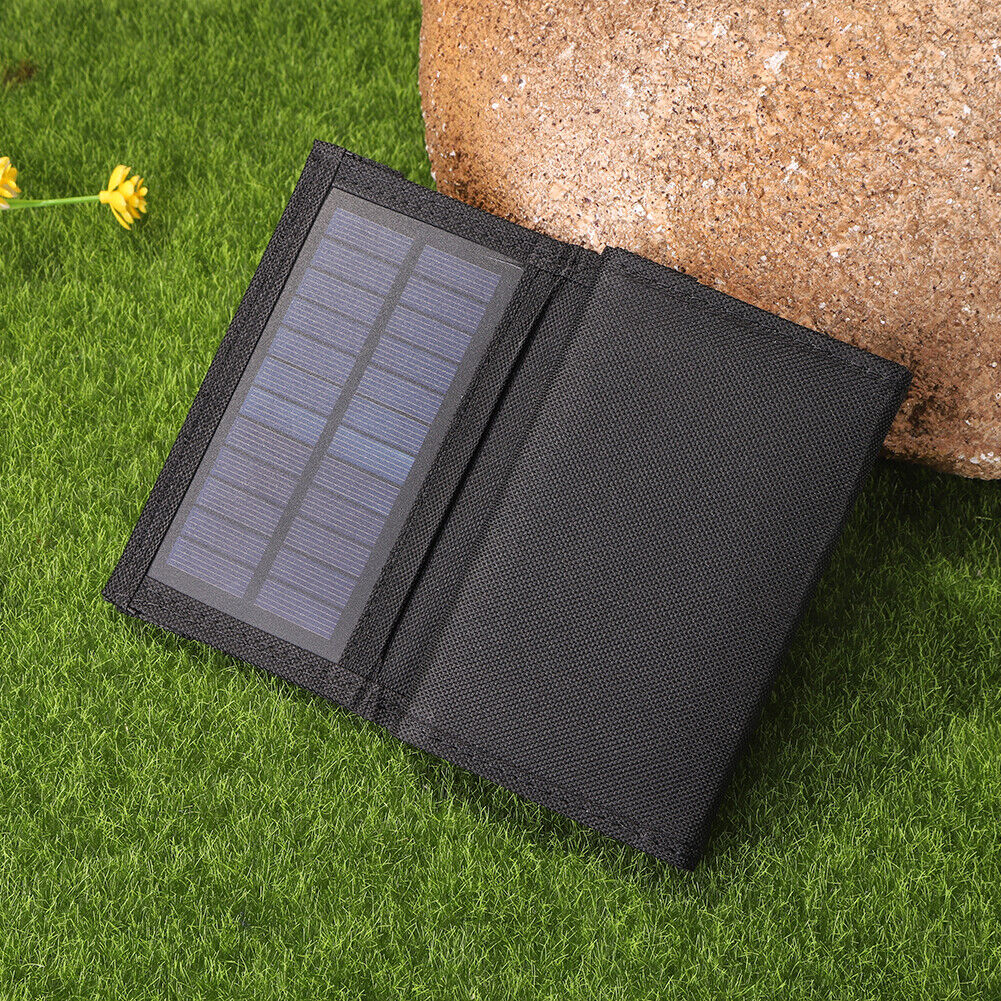 5V 6W USB Foldable Solar Panel Charger Pack Outdoors Charging Power Bank