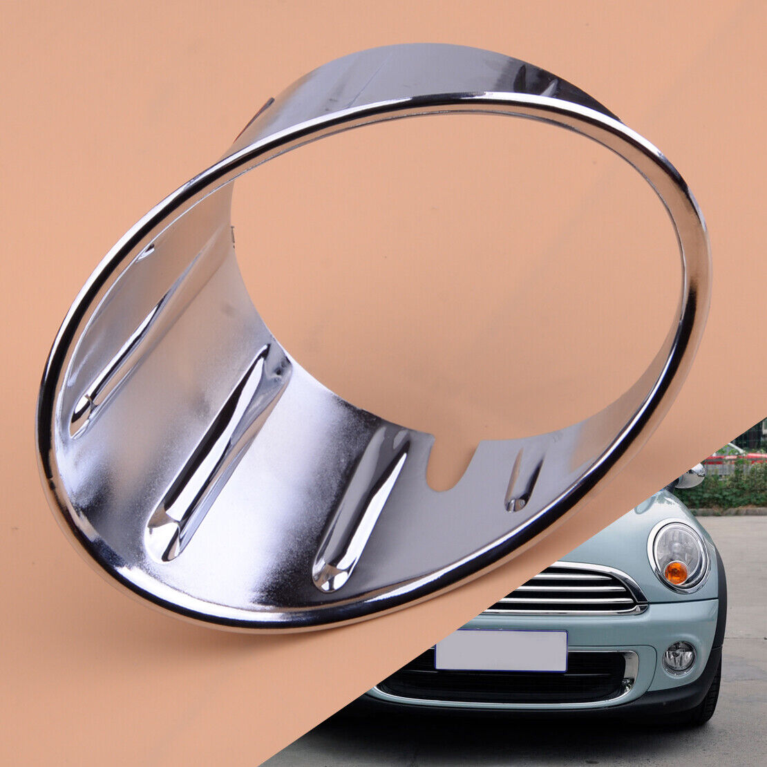 Front Left Fog Light Surround Trim Decor Fit For Mini Cooper 3rd Gen F55 F56 Ld