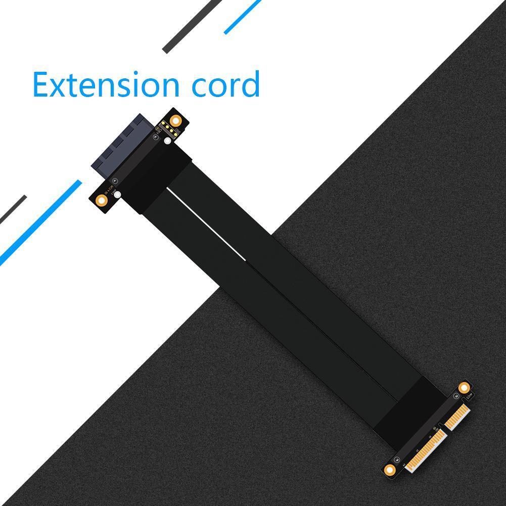 PCIe x4 Riser Graphics Card Cable PCI Express 3.0 Extension Port Adapter