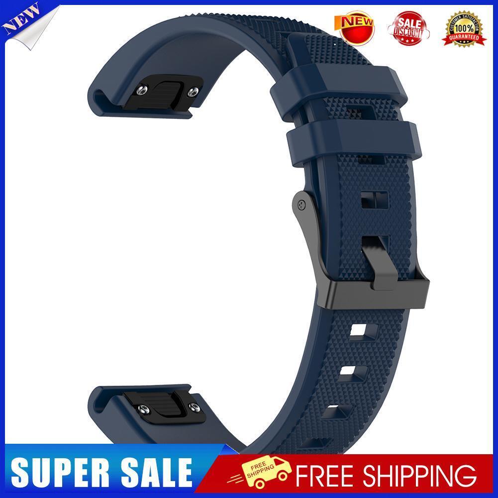 Silicone 22mm Watch Band Strap for Fenix5 Forerunner935 Sapphire(Dark Blue)