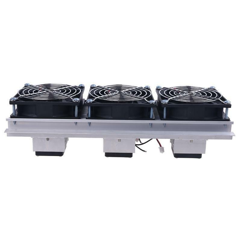 TEC Electron Semiconductor Refrigeration Cooler Triple Fan Thermoelectric Module