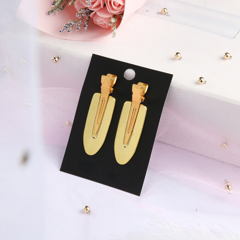 Durable Metal Material Leaf Shaped Seamless Hair Clips Fixed Bangs Tools