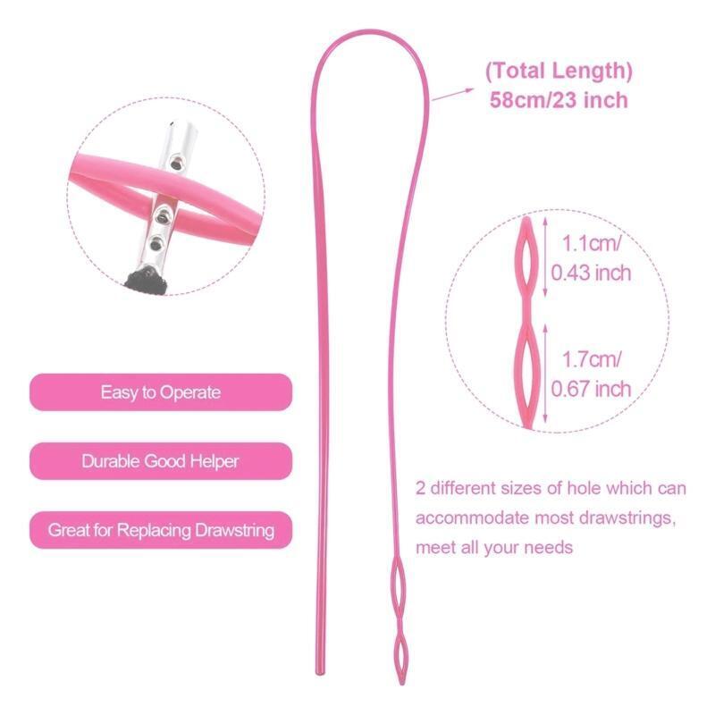 Professional Drawstring Threader DIY Crafts Kit for Fabric Belt Strip Knitting