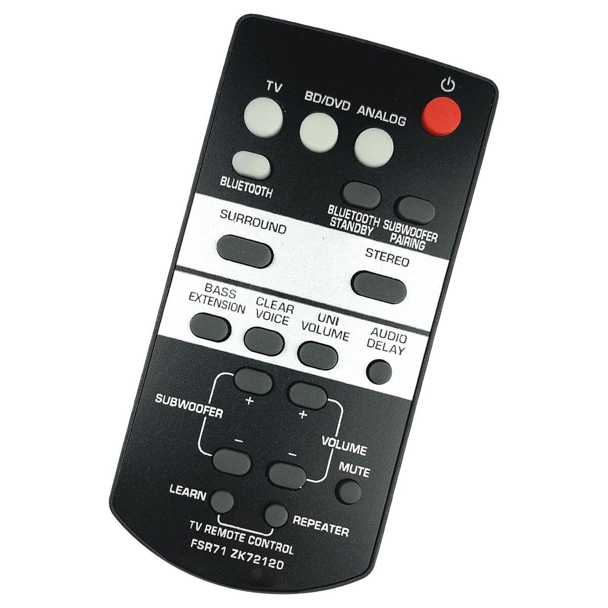 FSR71 Zk72120 Replacement Remote Control Replace Parts Battery Powered for