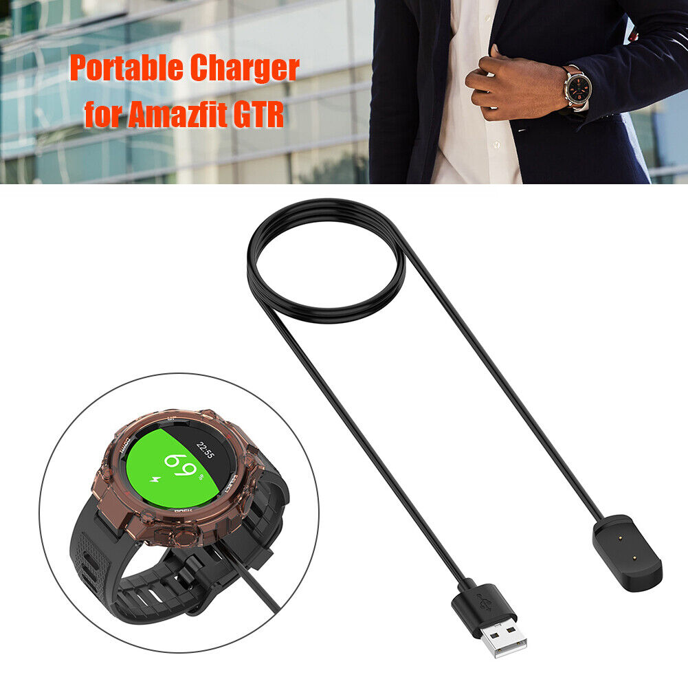 3.28ft USB Charger Cable for Amazfit T-Rex GTR 42mm 47mm GTS Smartwatch