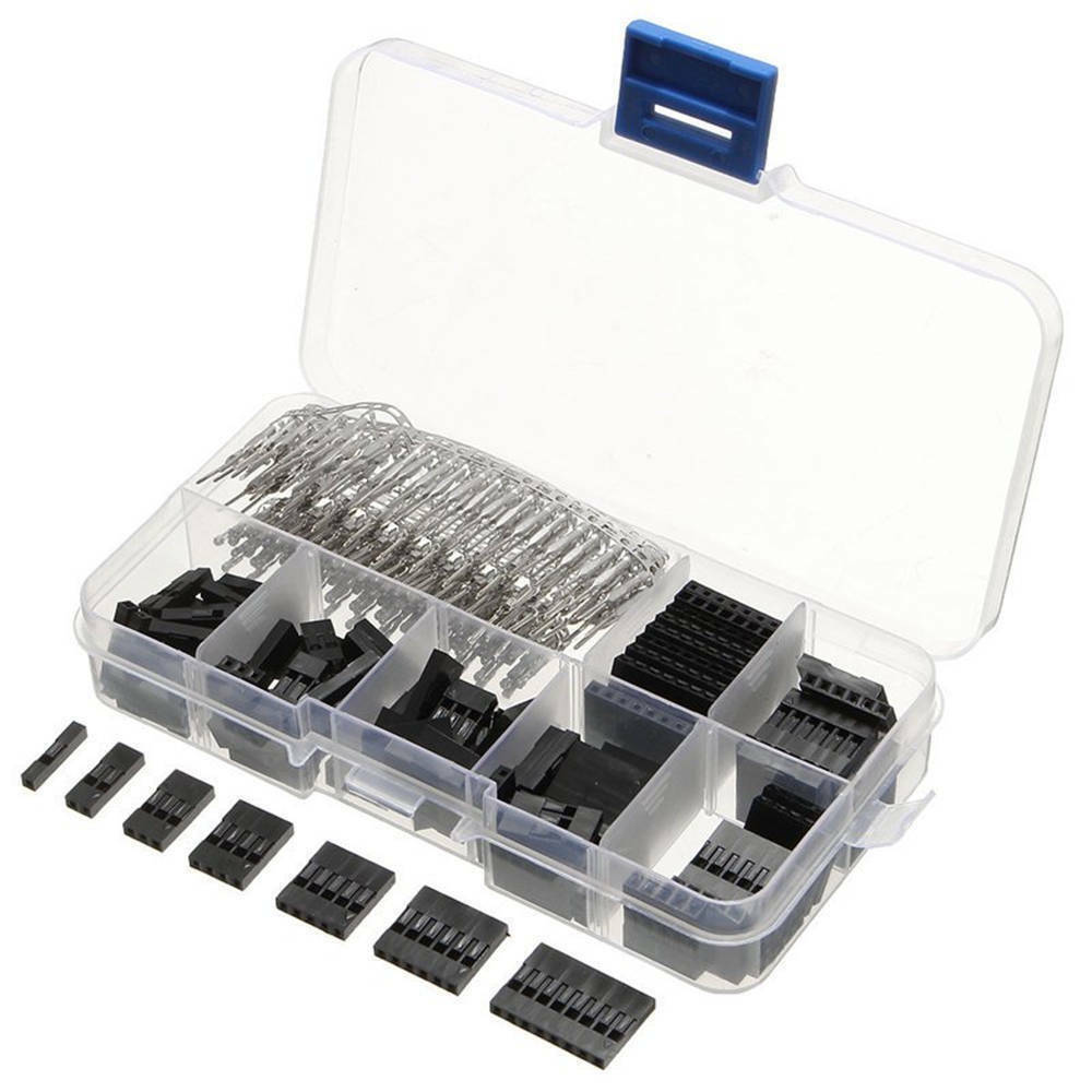 310X 2.54mm Male+Female  Wire And Header Connector Housing Kit