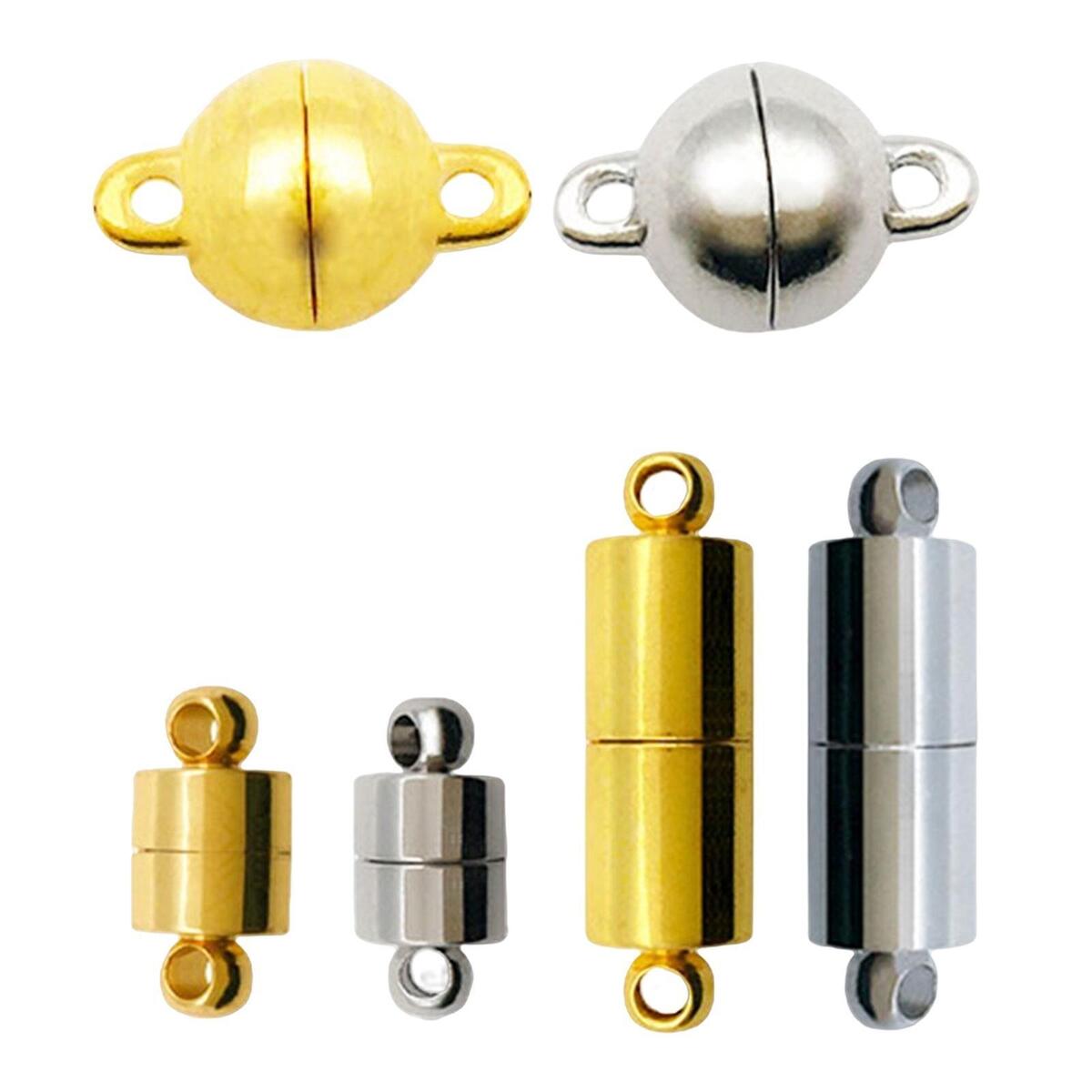 20Pcs Magnetic Jewelry Clasp Necklace Bracelet Connector Hook  Clasps