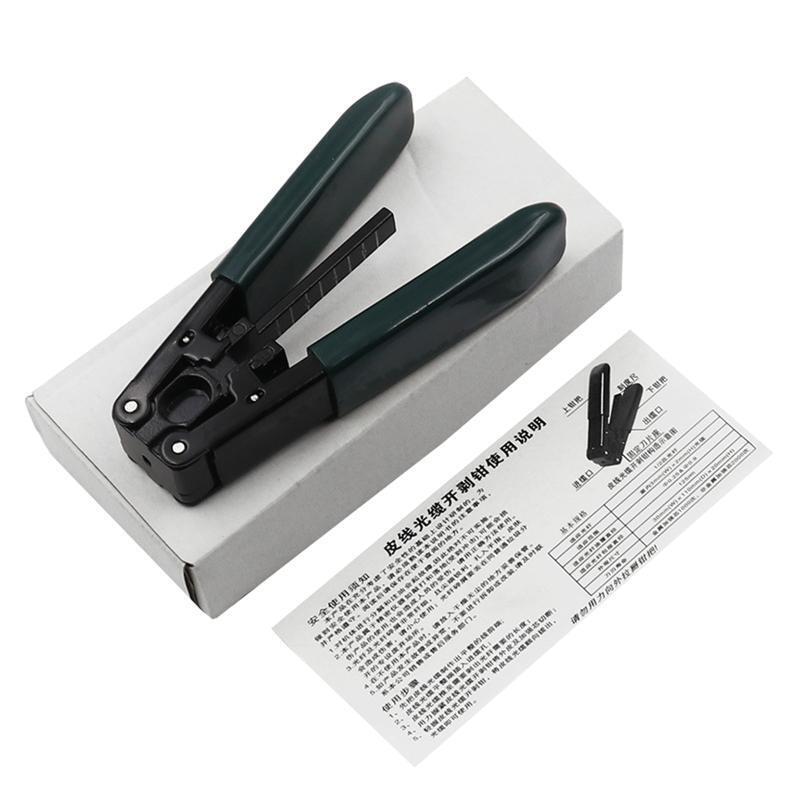 Drop Fiber Cable Stripper for Insulated Non-Insulated Terminals Easy to Use
