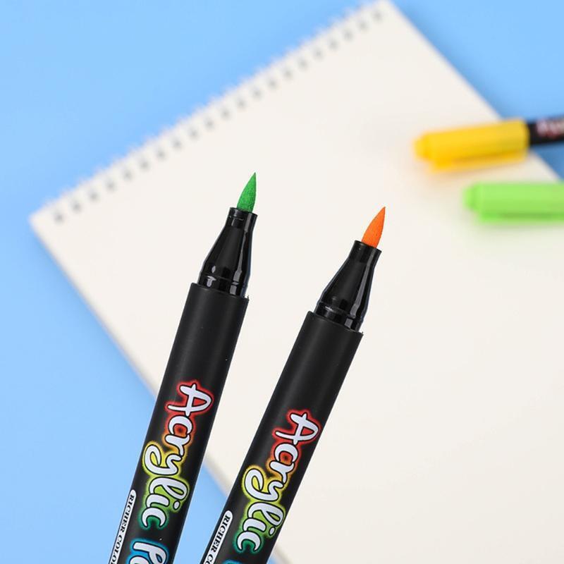 Acrylic Paint Pens 36 Colors Paint Marker Pen Set Ideal for Rock Wood Metal