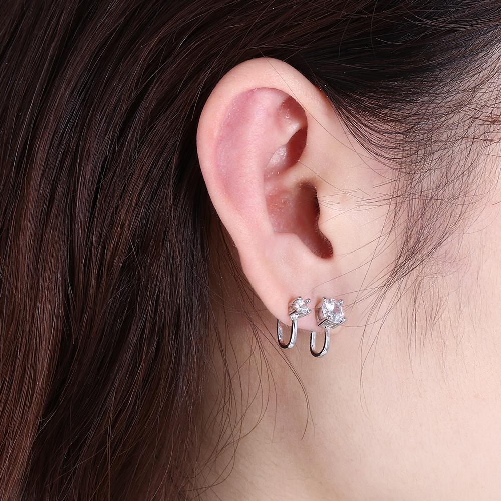 Gift Jewelry Zircon Ear Cuff No Pierced Non Piercing Earrings Tragus Earrings