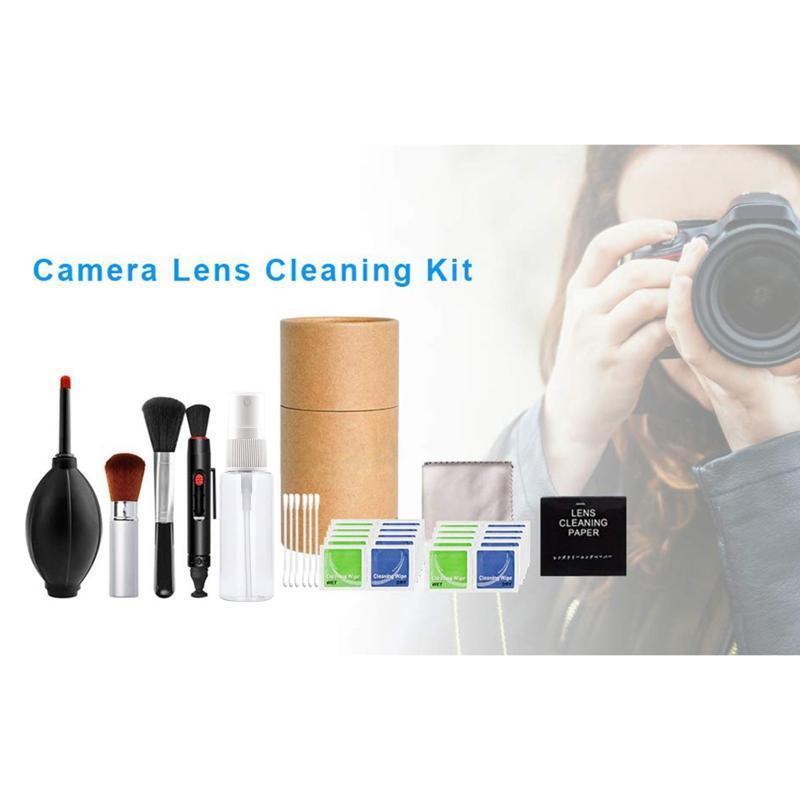 11Pcs DSLR Lens Camera Detail Cleaning Tools with Storage Box Camera Care Supply